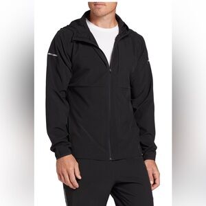 DSG Mens Full Zip Run Jacket - Black